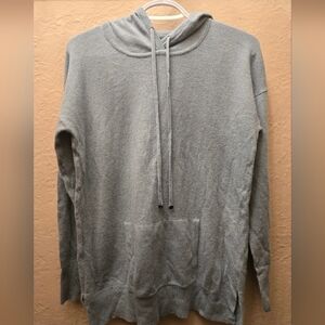 Nicole Miller Merino Wool Hoodie • Soft Knit • Stretchy • Size L
